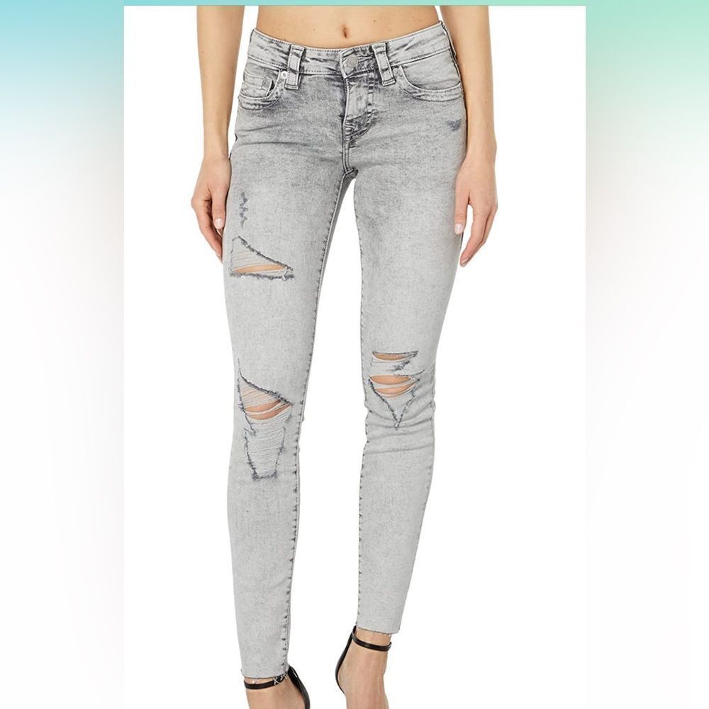 True Religion Women's Jennie Mid Rise Super Skinny size 26